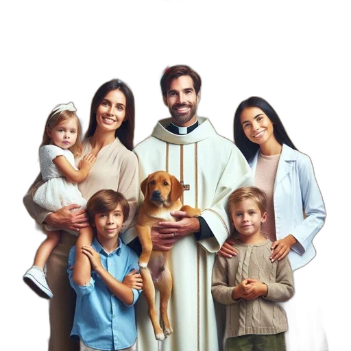 staff, animal, weapon, photorealistic, 3d render, concept art, group, seven transparent PNG cut-out