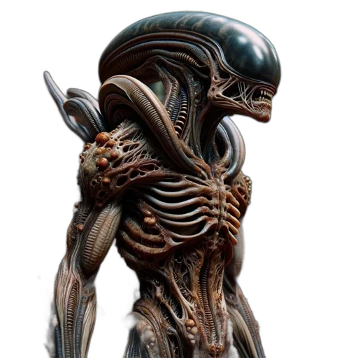 creature, robot, staff, animal, concept art, 3d render, fantasy art, comic book art transparent PNG cut-out