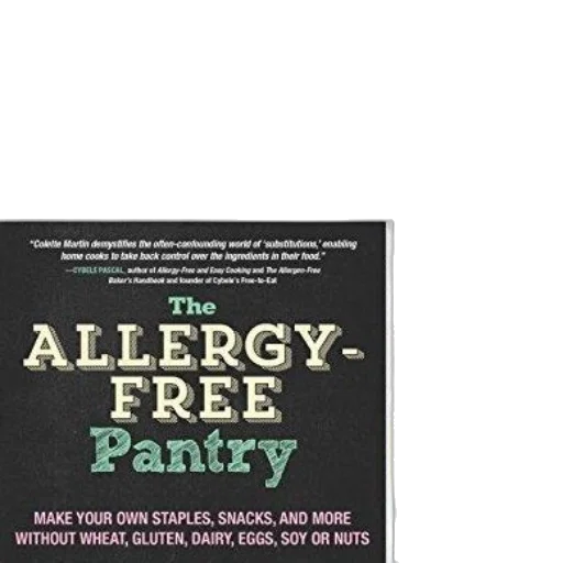 allergy-free, pantry, book, cover, featuring, images, food, items transparent PNG cut-out