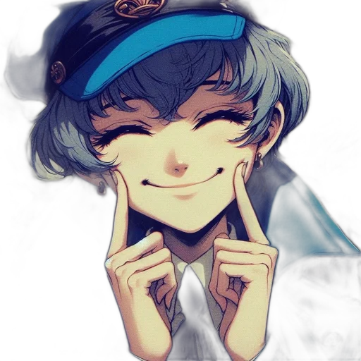 hat, face, staff, mask, anime, watercolor, cartoon, pixel art transparent PNG cut-out