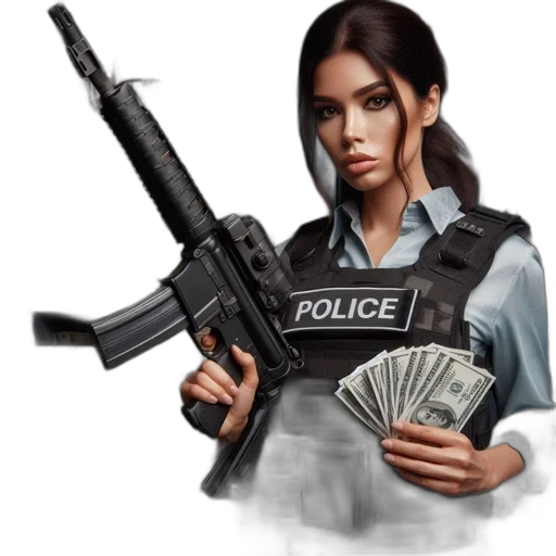 weapon, staff, jacket, concept art, fantasy art, comic book art, photorealistic, woman transparent PNG cut-out