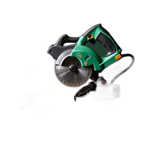 robot, weapon, staff, mask, 3d render, green, black, circular transparent PNG cut-out