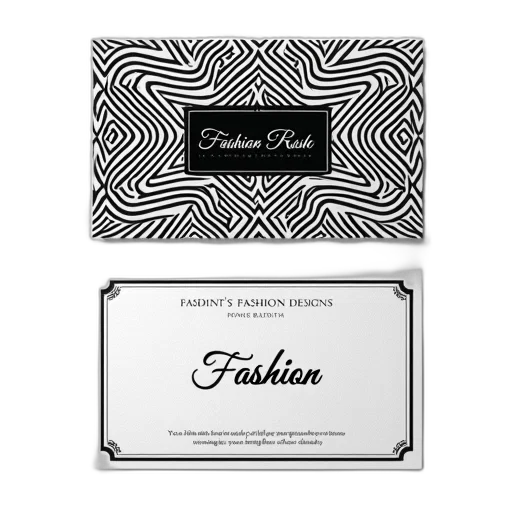 monochrome, black, white, business, card, decorative, pattern, background transparent PNG cut-out