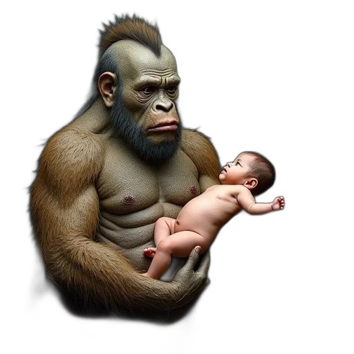 animal, creature, photorealistic, concept art transparent PNG cut-out