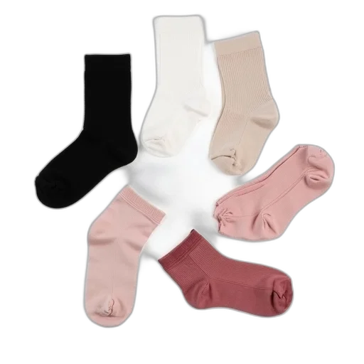 shoes, pastel, monochrome, dark, earth tones, collection, six, socks transparent PNG cut-out