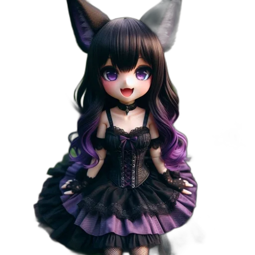 dress, creature, mask, staff, 3d render, fantasy art, anime, pixel art transparent PNG cut-out