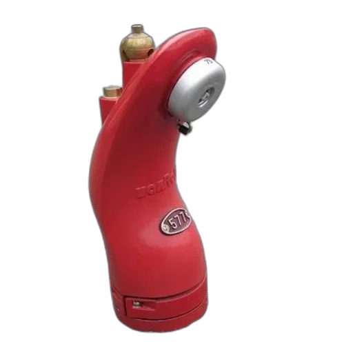 bottle, staff, weapon, red, fire, hydrant, silver, cap transparent PNG cut-out
