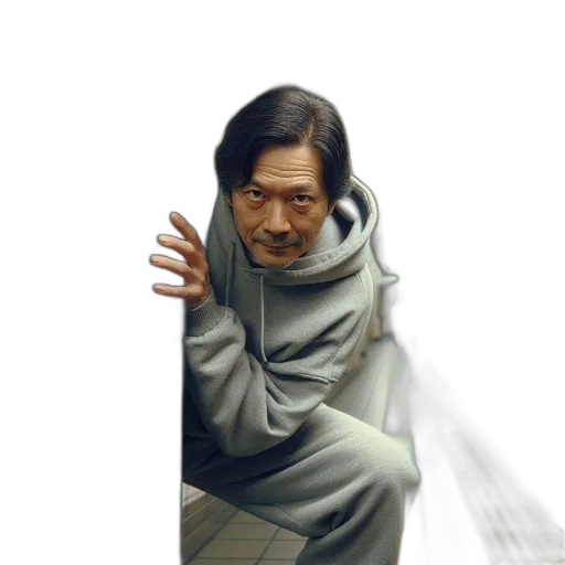 face, jacket, mask, creature, concept art, photorealistic, comic book art, fantasy art transparent PNG cut-out
