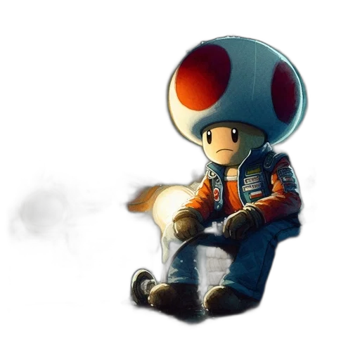 robot, jacket, staff, concept art, pixel art, 3d render, fantasy art, outer space transparent PNG cut-out