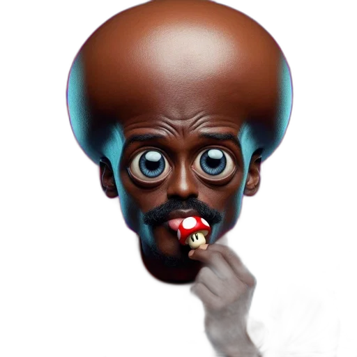 face, mask, creature, staff, concept art, 3d render, photorealistic, cartoon transparent PNG cut-out
