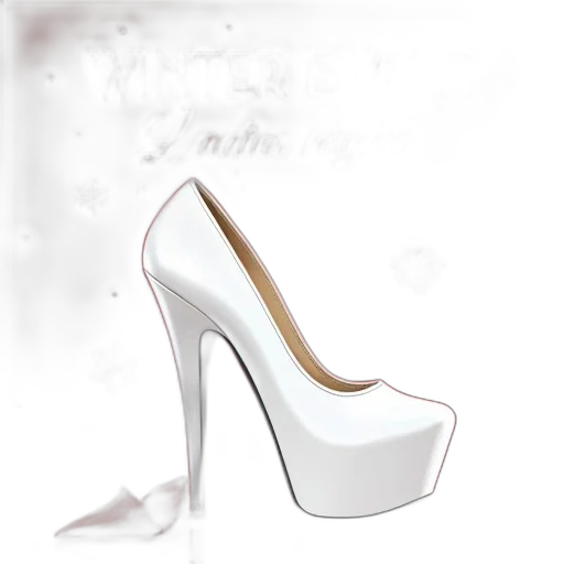 shoes, 3d render, photorealistic, festive, red, background, large, white transparent PNG cut-out