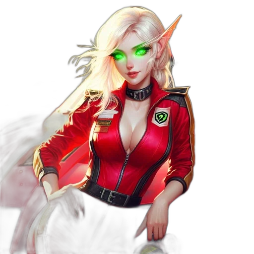 jacket, staff, fantasy art, concept art transparent PNG cut-out