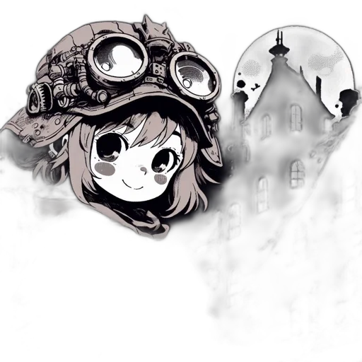 mask, jewelry, crown, concept art, anime, fantasy art, pixel art, monochrome transparent PNG cut-out