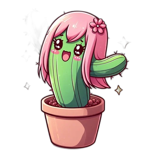 flower, creature, weapon, staff, pixel art, concept art, anime, cartoon transparent PNG cut-out