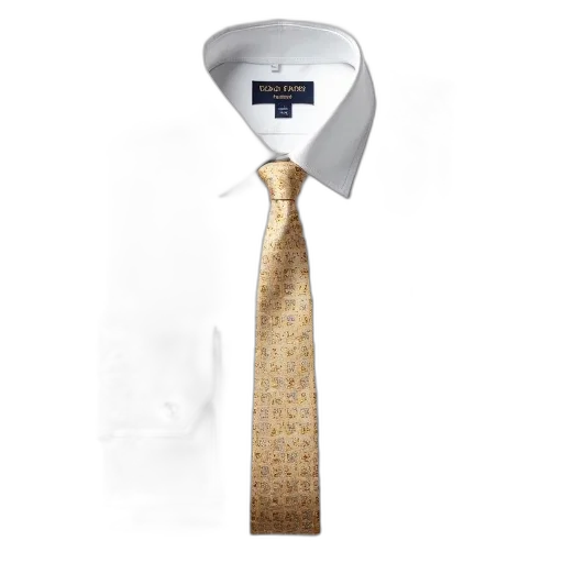 staff, white, dress, shirt, collar, cuffs, paired, patterned transparent PNG cut-out