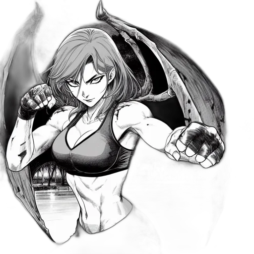 weapon, sword, comic book art, concept art, fantasy art, anime, fire, female transparent PNG cut-out