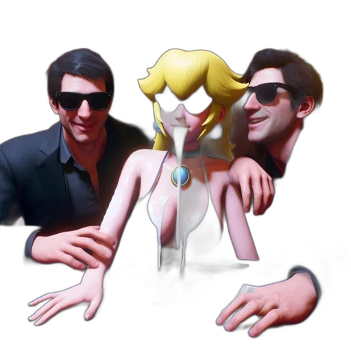 mask, jewelry, staff, robot, 3d render, concept art, cartoon, vaporwave transparent PNG cut-out