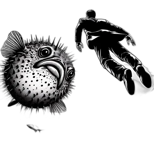 mask, creature, animal, concept art, comic book art, photorealistic, 3d render, underwater transparent PNG cut-out
