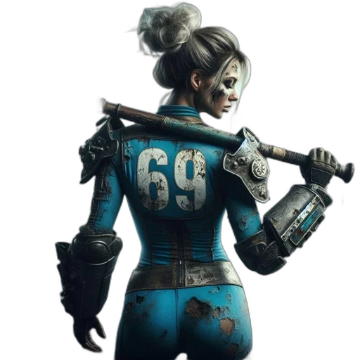 robot, weapon, mask, face, concept art, cyberpunk, fantasy art, 3d render transparent PNG cut-out