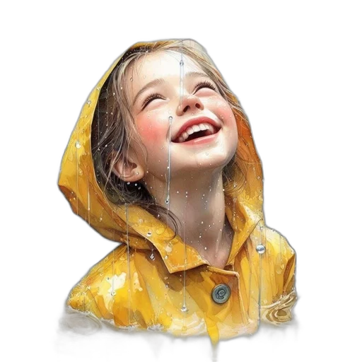 umbrella, jacket, face, mask, photorealistic, oil painting, 3d render, concept art transparent PNG cut-out
