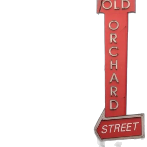 sword, staff, 3d render, city street, red, sign, word, chacho transparent PNG cut-out