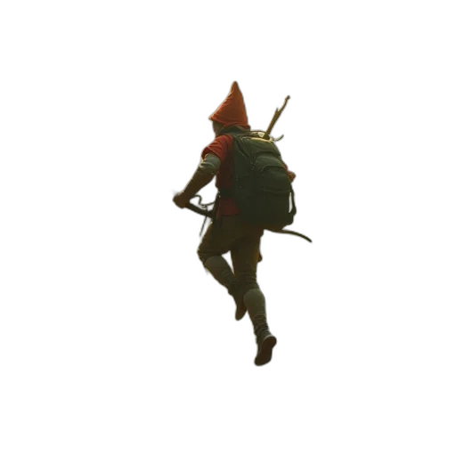 staff, hat, weapon, sword, concept art, pixel art, fantasy art, 3d render transparent PNG cut-out