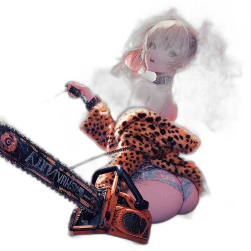weapon, robot, staff, sword, cyberpunk, concept art, anime, fantasy art transparent PNG cut-out
