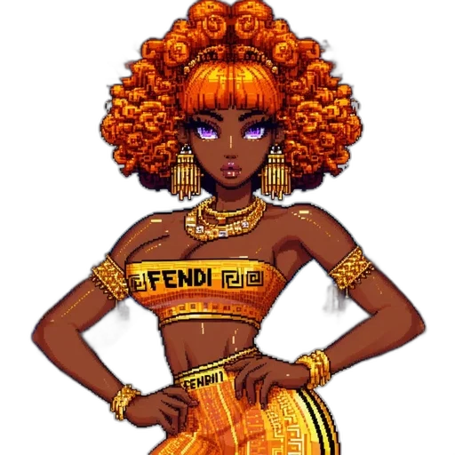 pixel art, concept art, fantasy art, cartoon, golden, neon, earth tones, pixel transparent PNG cut-out