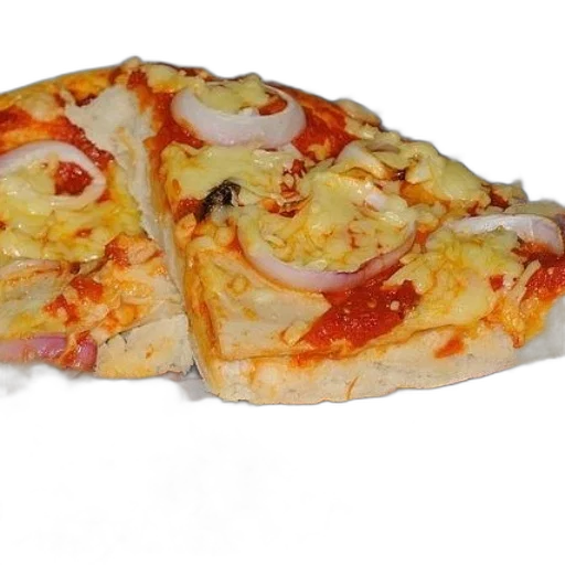 food, weapon, face, jacket, 3d render, photorealistic, close-up, pizza transparent PNG cut-out