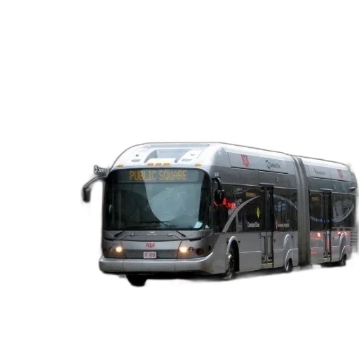 3d render, photorealistic, concept art, pixel art, silver, bus, driving, down transparent PNG cut-out