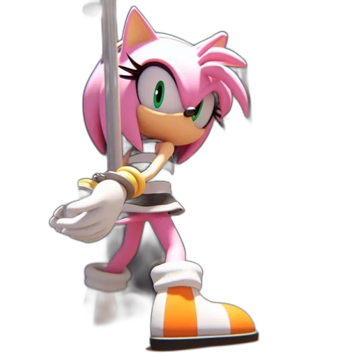 weapon, staff, animal, robot, 3d render, concept art, cartoon, pixel art transparent PNG cut-out