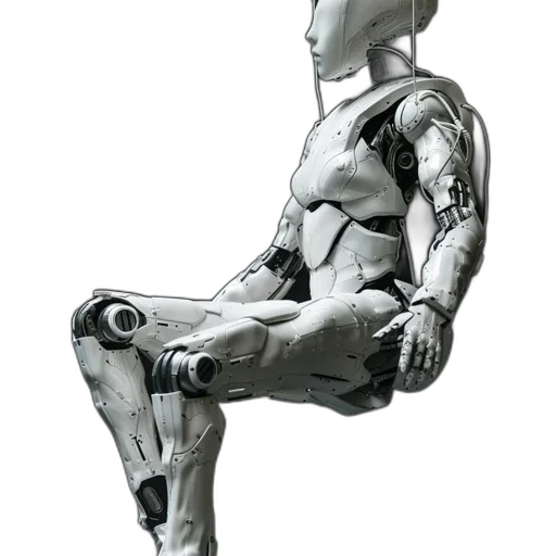robot, animal, creature, face, concept art, 3d render, comic book art, cyberpunk transparent PNG cut-out