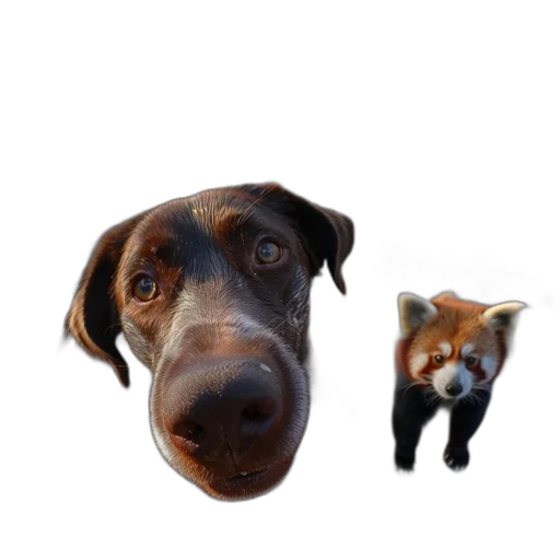 animal, face, creature, mask, photorealistic, 3d render, pixel art, concept art transparent PNG cut-out