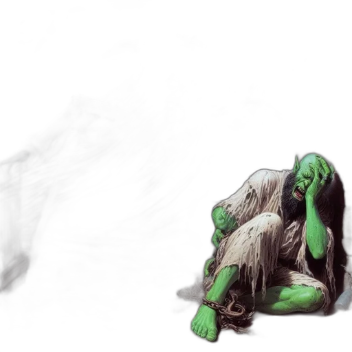 creature, mask, dragon, concept art, comic book art, fantasy art, photorealistic, fog transparent PNG cut-out