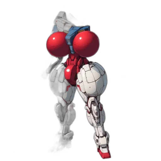 robot, weapon, creature, concept art, 3d render, pixel art, cyberpunk, outer space transparent PNG cut-out