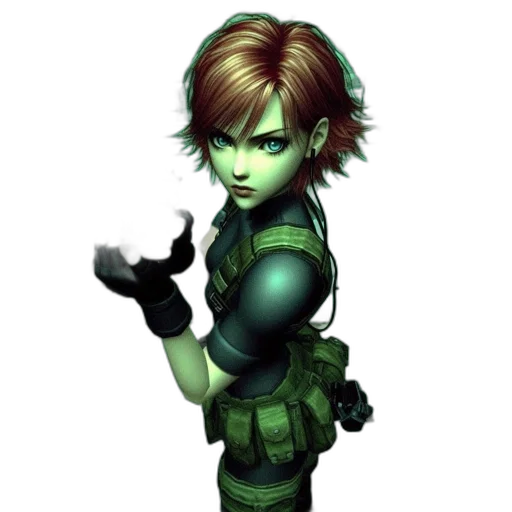 weapon, staff, concept art, pixel art, fantasy art, 3d render, green, female transparent PNG cut-out