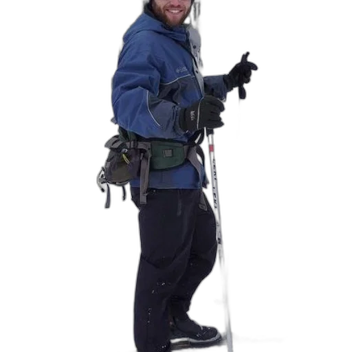 staff, jacket, creature, weapon, concept art, cyberpunk, 3d render, man transparent PNG cut-out