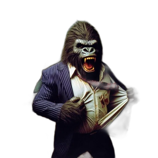 animal, creature, mask, concept art, photorealistic, comic book art, 3d render, inside transparent PNG cut-out