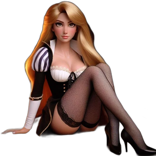 dress, fantasy art, 3d render, concept art, cartoon, digitally, rendered, woman transparent PNG cut-out
