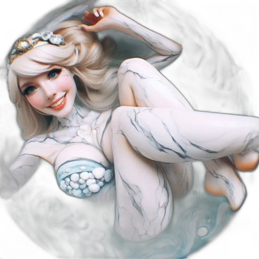 crown, fantasy art, concept art, 3d render, photorealistic, pastel, ethereal, sculpture transparent PNG cut-out