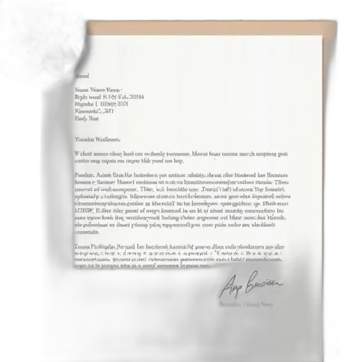 letter, recommendation, business, representative transparent PNG cut-out