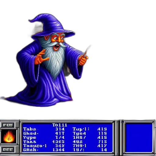 staff, pixel art, fire, wizard, casts, spell, against, flaming transparent PNG cut-out