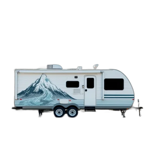 car, concept art, white, recreational, vehicle, mountain, design, side transparent PNG cut-out