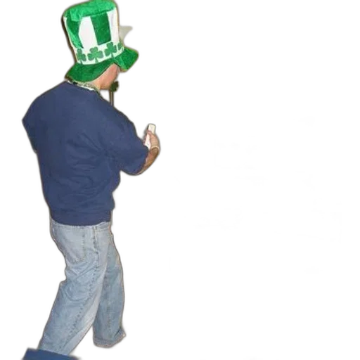 hat, staff, mask, jacket, 3d render, concept art, green, man transparent PNG cut-out