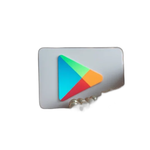 3d render, pixel art, google, play transparent PNG cut-out