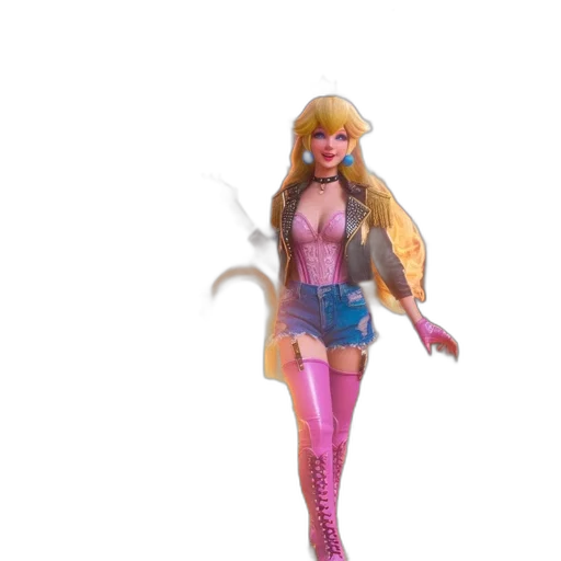3d render, concept art, fantasy art, pixel art, pastel, colorful, fantasy, setting transparent PNG cut-out