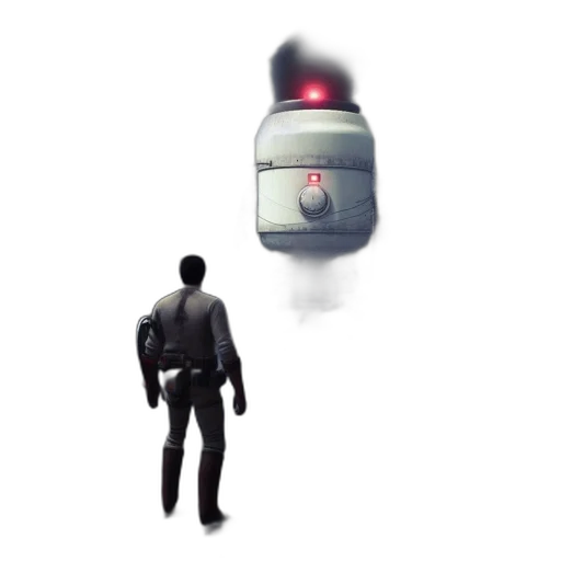 car, robot, jacket, concept art, 3d render, photorealistic, pixel art, outer space transparent PNG cut-out