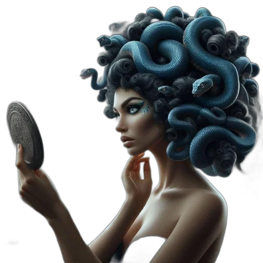 hair, crown, hat, creature, fantasy art, concept art, photorealistic, 3d render transparent PNG cut-out