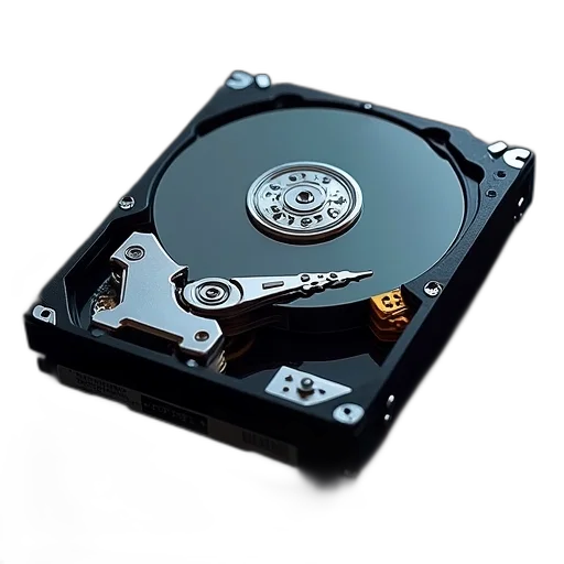3d render, server, hard, drive transparent PNG cut-out