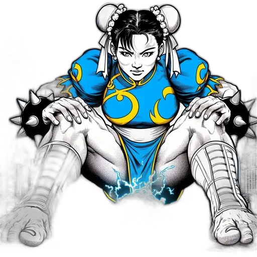 robot, jewelry, comic book art, concept art, fantasy art, cartoon, animated, female transparent PNG cut-out
